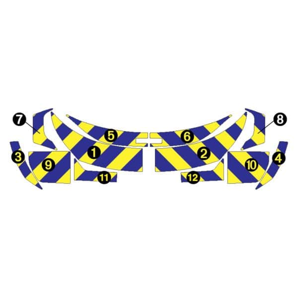 Kit Jaune-Bleu Partiel - PEUGEOT 5008 (2020-2024) – Image 2